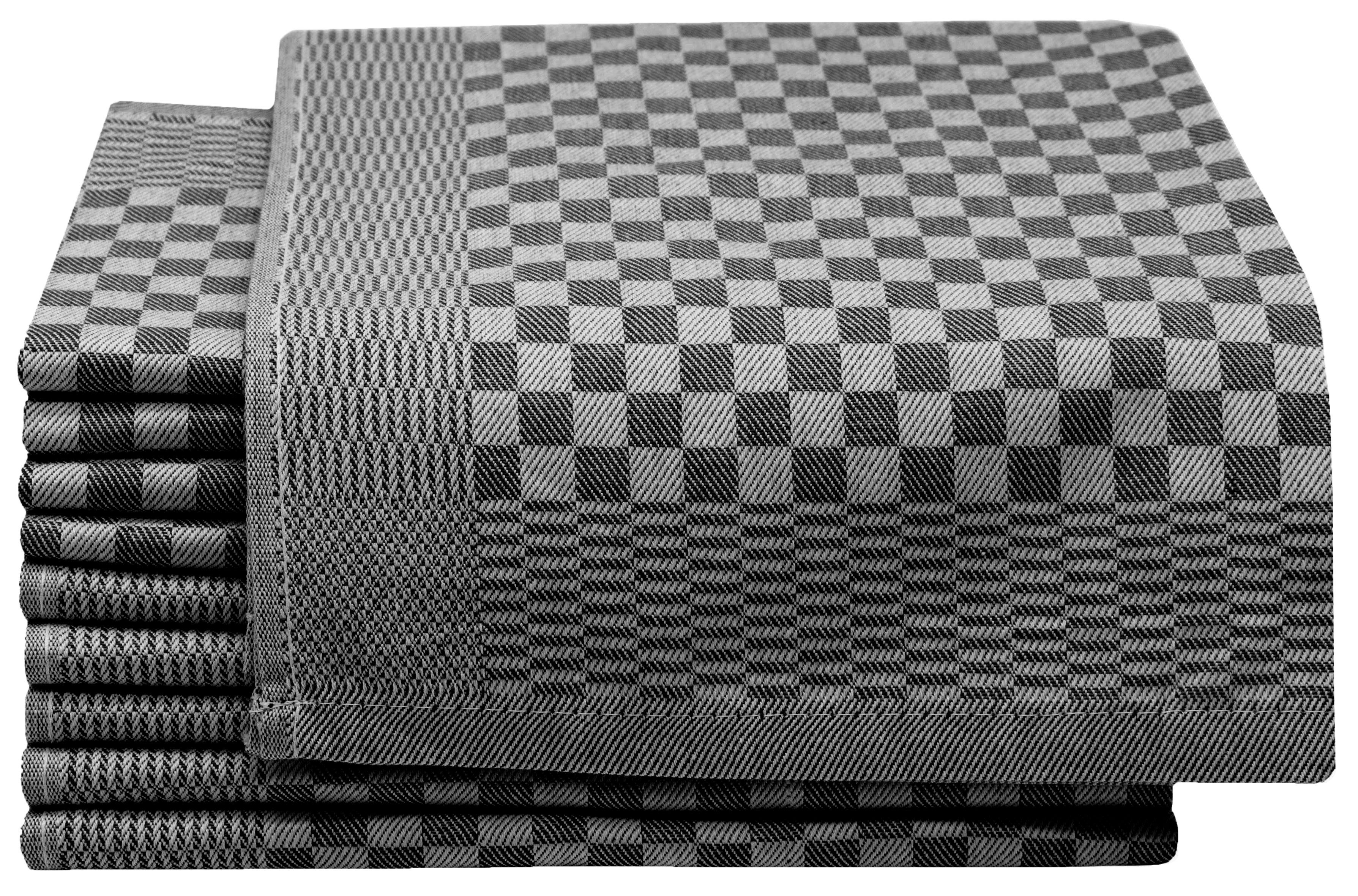 ZOLLNER Geschirrtuch, (Spar-Set, 10-tlg), vom Hotelwäschespezialisten, 46 x 70 cm, 100% Baumwolle, vom Hotelwäschespezialisten