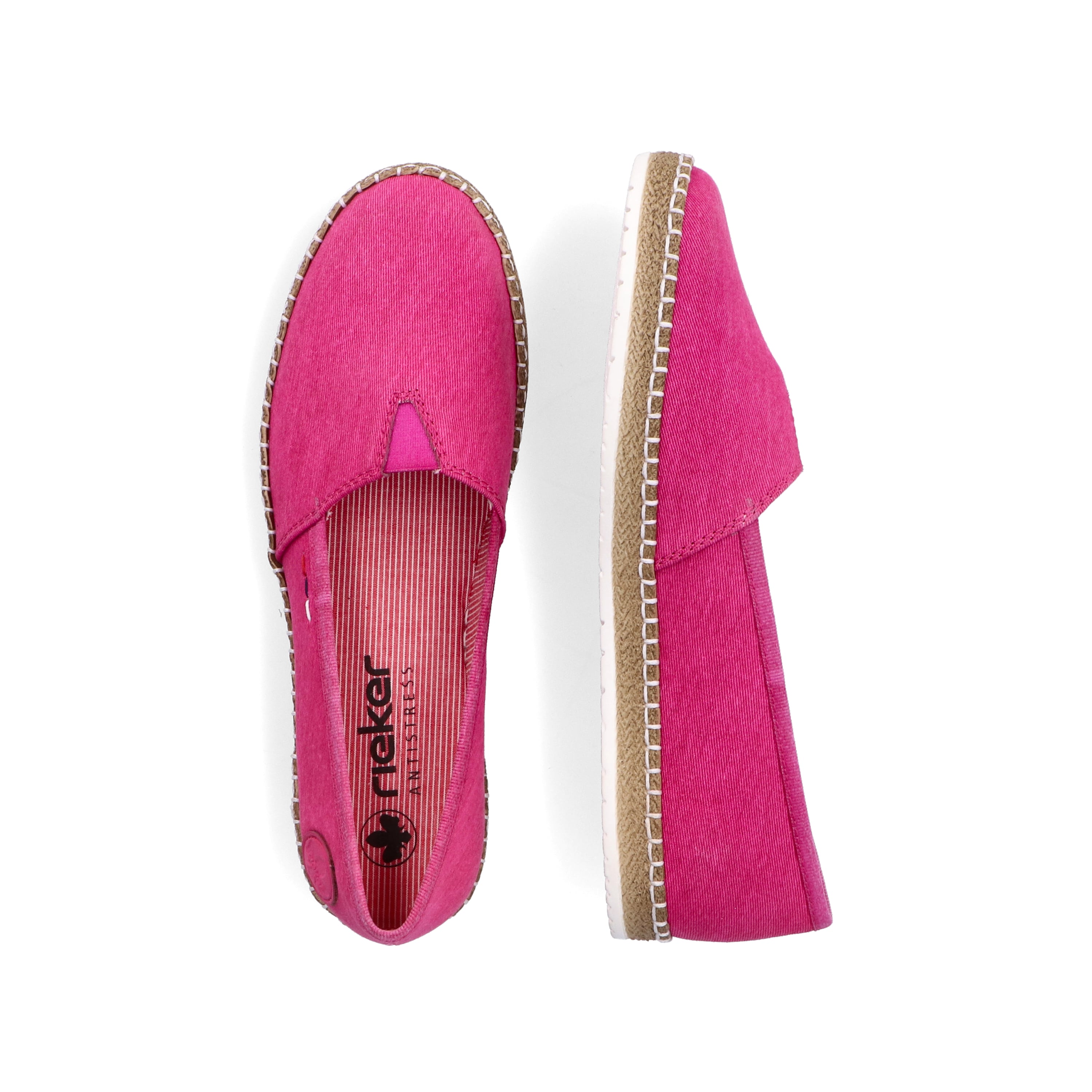 Rieker Damen Ballerinas rosa