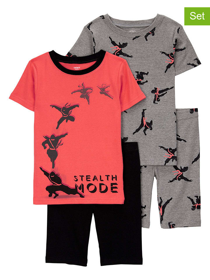 carter's 2er-Set: Pyjamas in Pink/ Grau günstig kaufen
