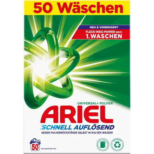 Universal+ Pulver Vollwaschmittel 50WL