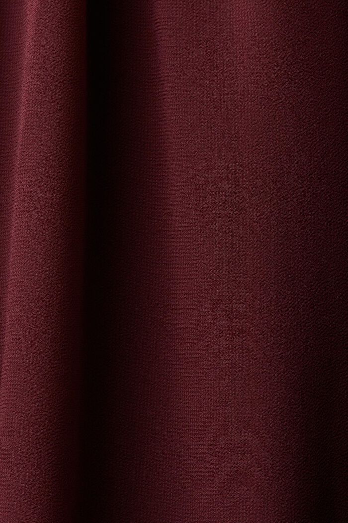 Chiffon-Minikleid mit V-Ausschnitt