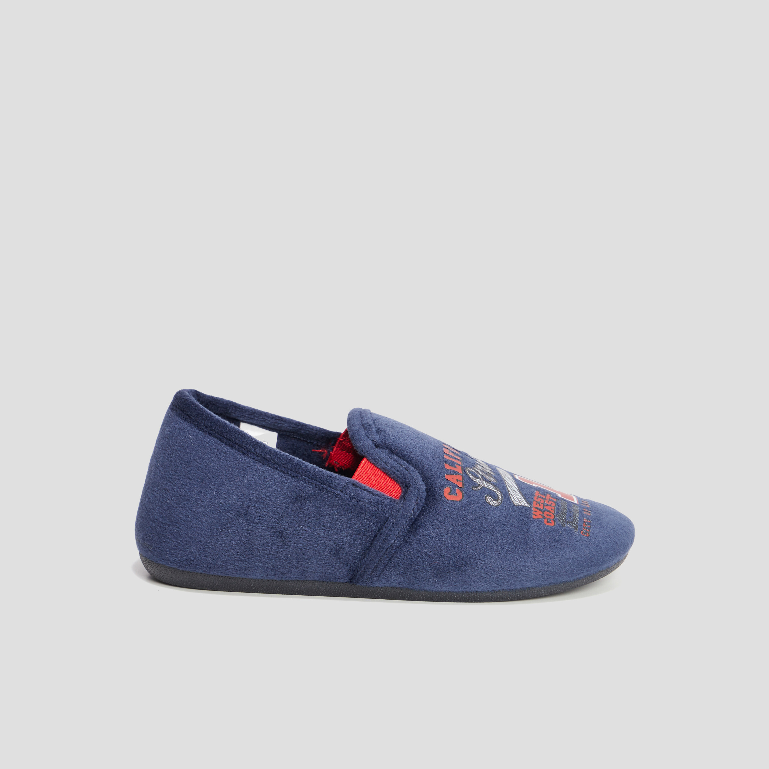 Chaussons sans gêne Creeks bleu marine garçon | La Halle
