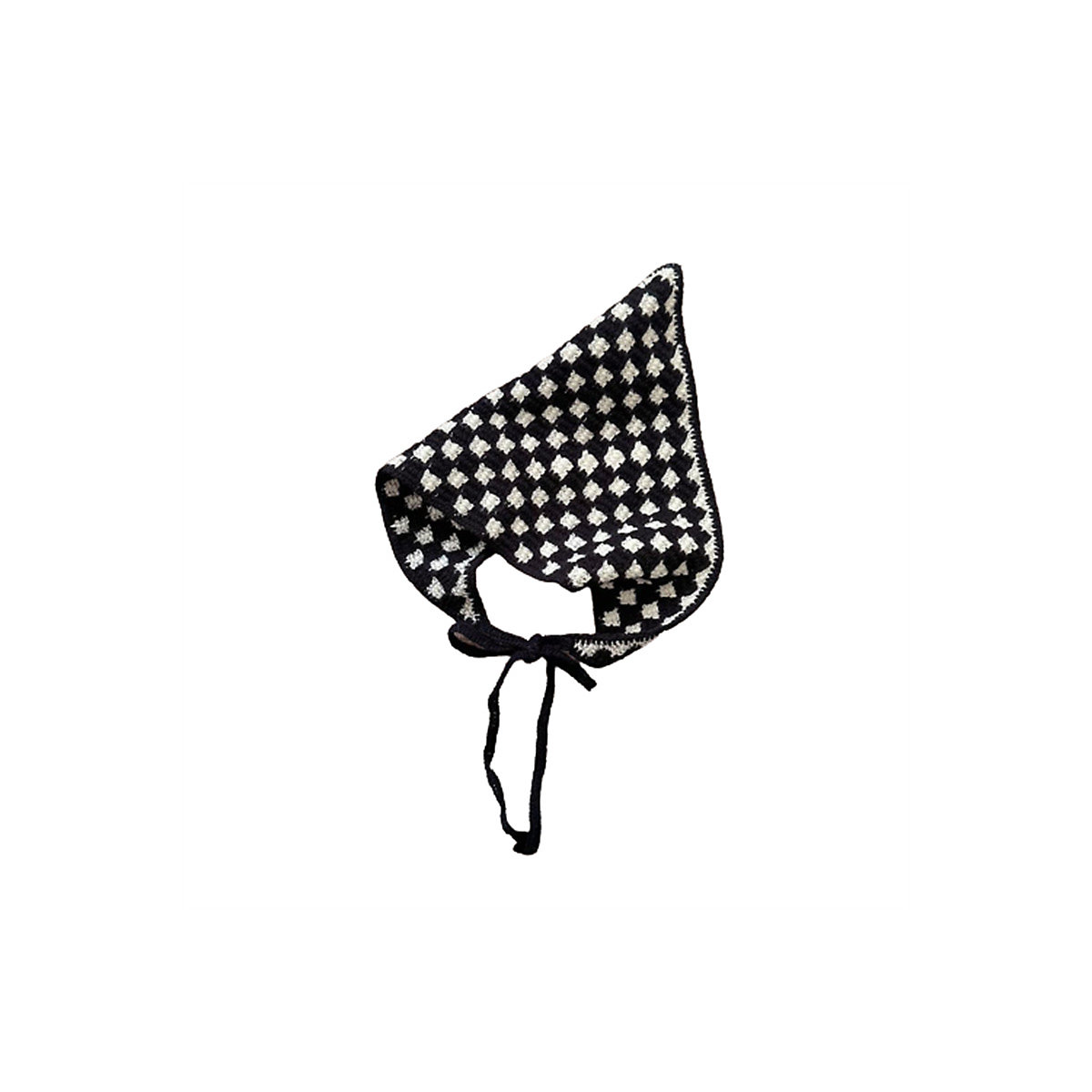 Handgehäkelter süßer Dreiecksschal Kinder-Bandana-Mütze zum Binden