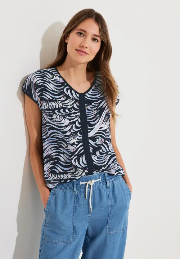 CECIL Materialmix Shirt