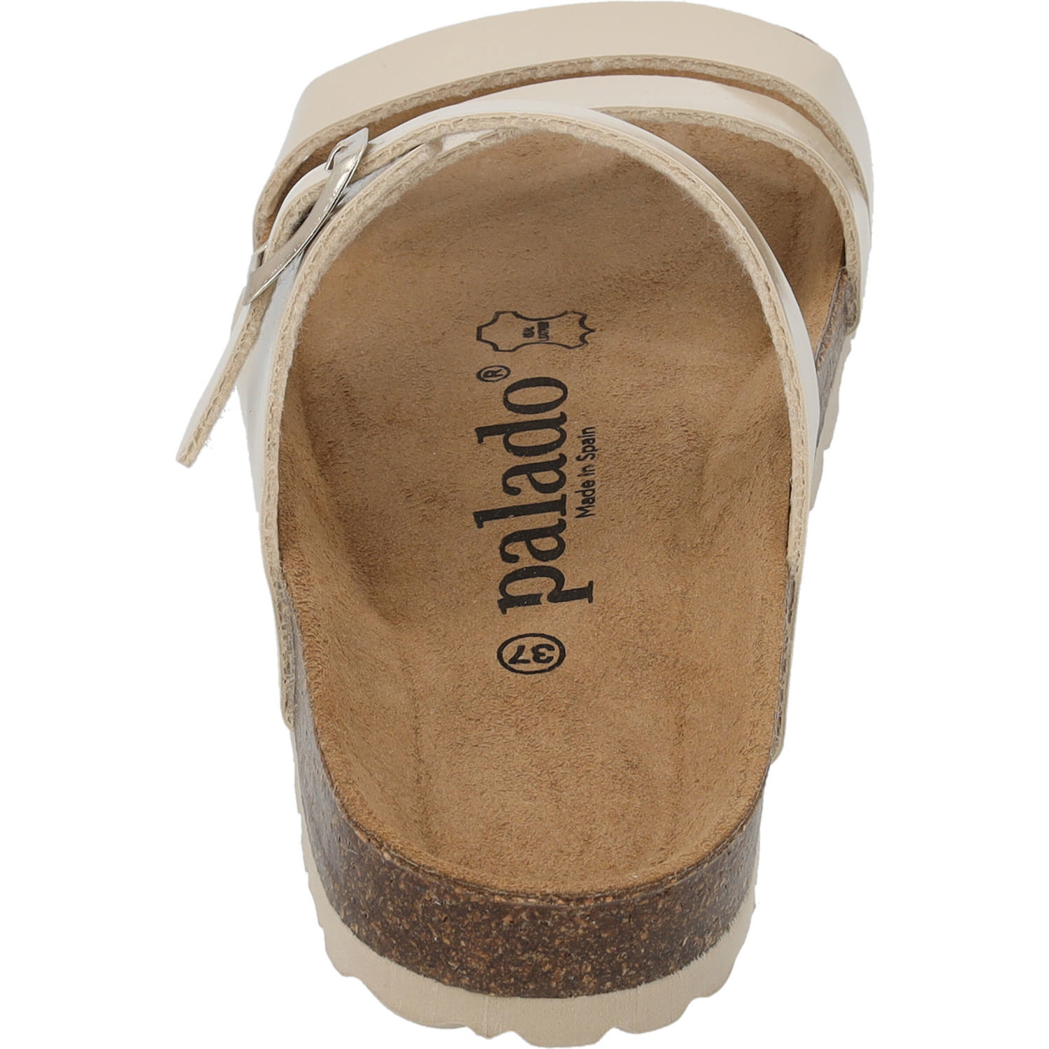 Palado Ikaria Lack, Pantoletten, Damen, Beige/Beige