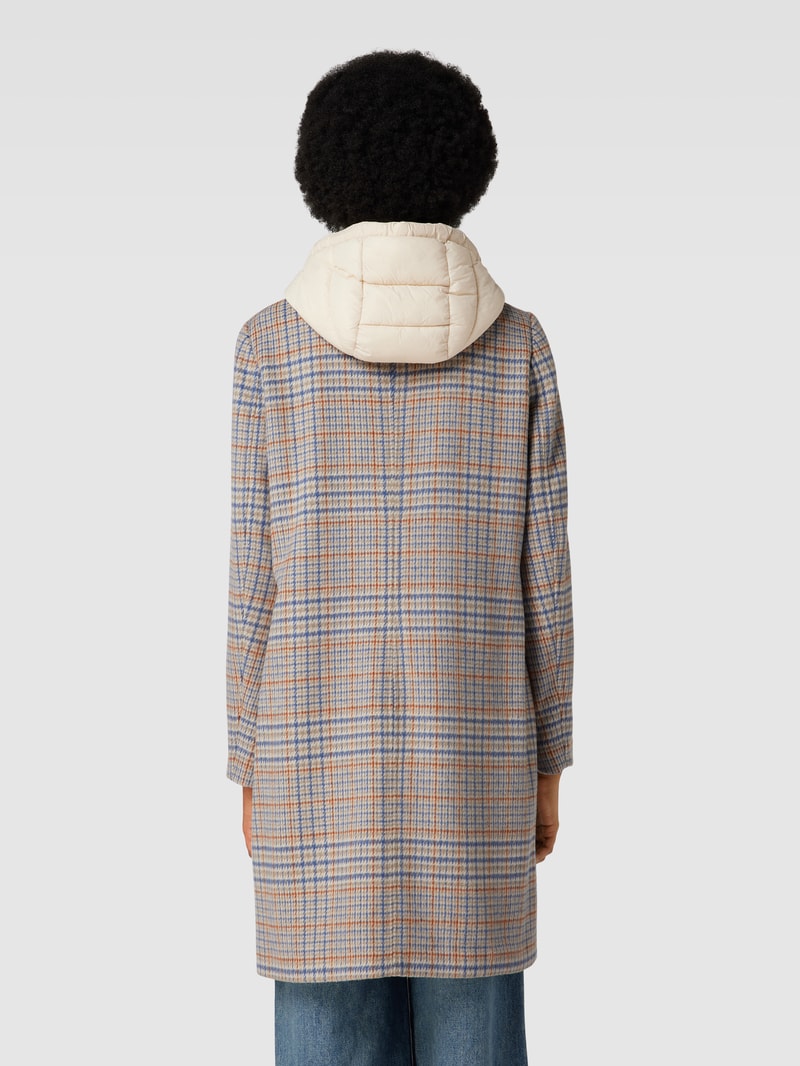 Kurzmantel im Double-Layer-Look in hellbraun