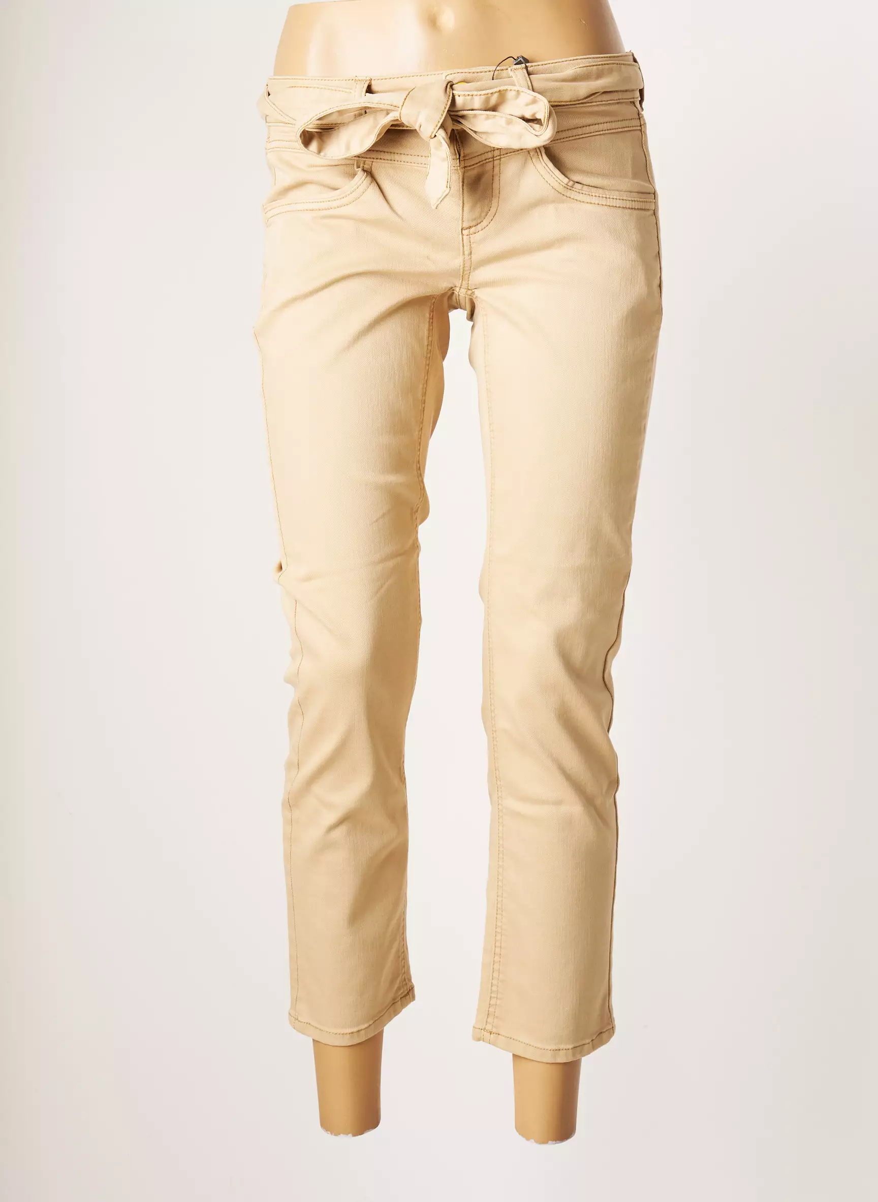 Street One Pantalon7 8 Femme couleur beige