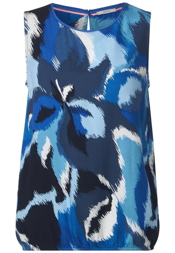 CECIL Ärmellose Printbluse