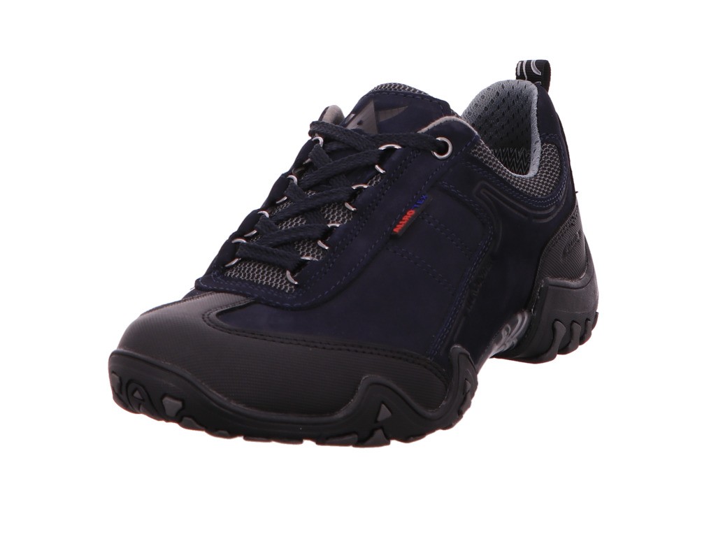 MEPHISTO Freizeit Schnürer blau Fina-Tex
