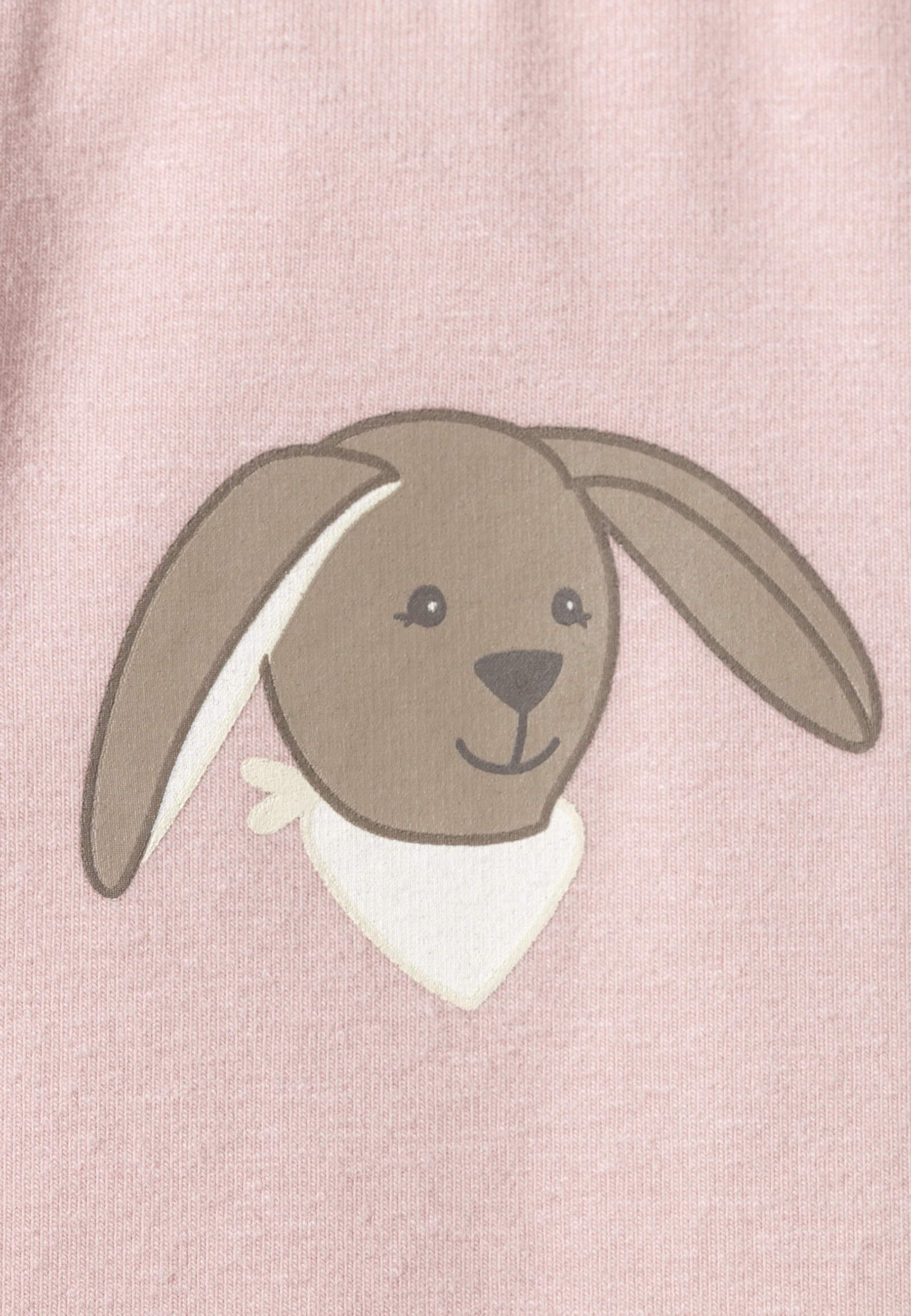 Body Hase Happy mit Schulterknöpfung in zartrosa