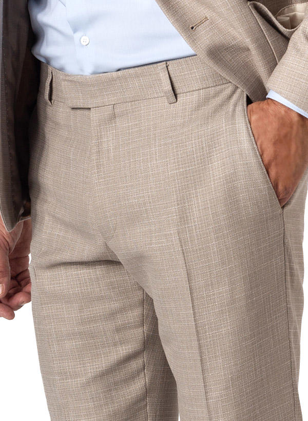 Strellson, Hose Melwin, Leinen, beige meliert