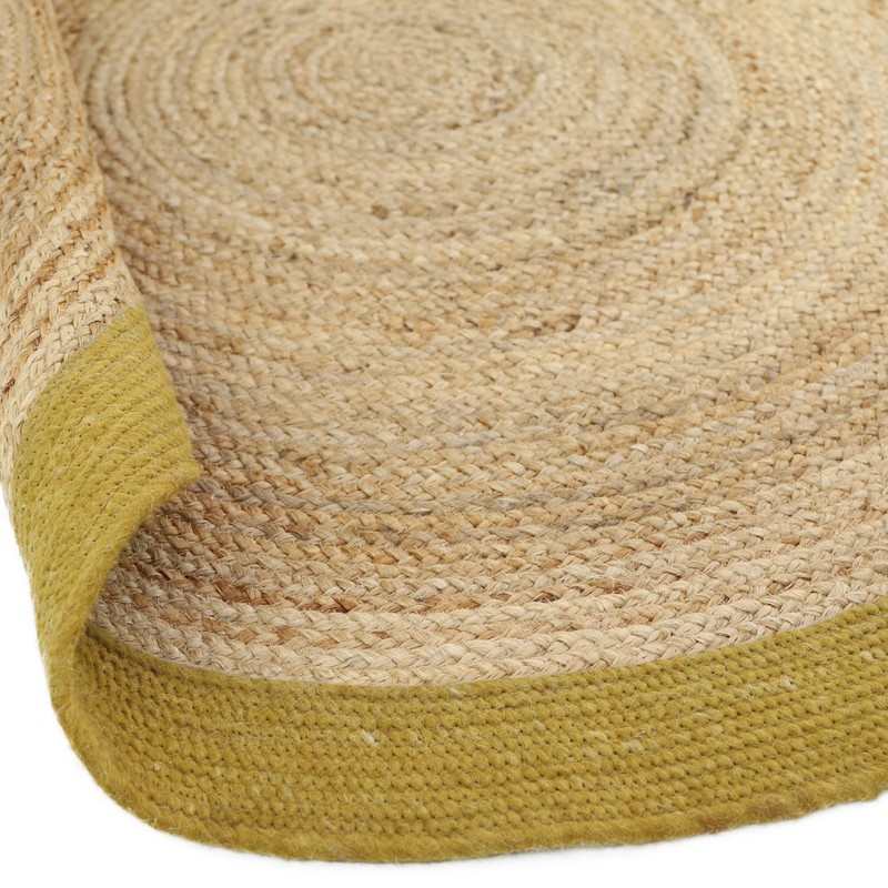 Tapis jute & laine YHUKI