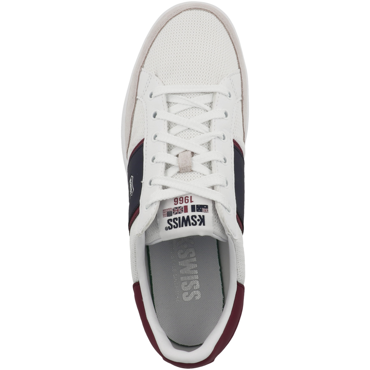 K-Swiss Slammtennis CC TXT Sneaker Low weiss