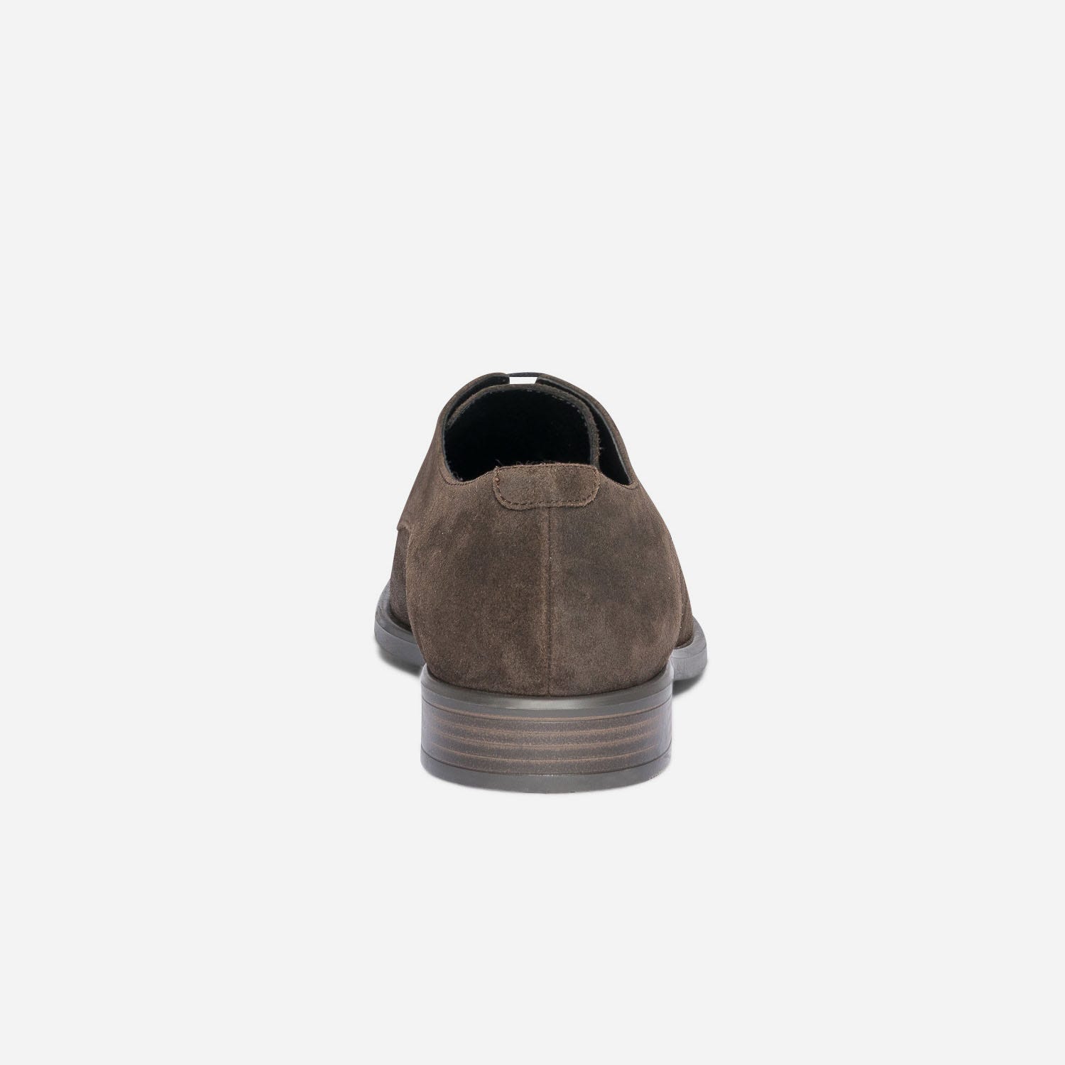 Derby ERAM FLEX marron en cuir velours