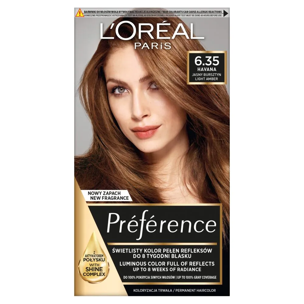 L'OréalPreference Hair Dye A3 6.35 Havana