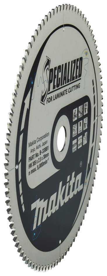 Akcesoria Makita B-33881 Specjalistyczna tarcza tnąca do piły tarczowej 305 x 30 x 2,5 96T