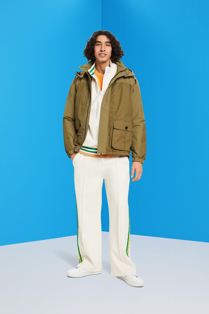 Utility-Jacke mit abnehmbarer Kapuze
