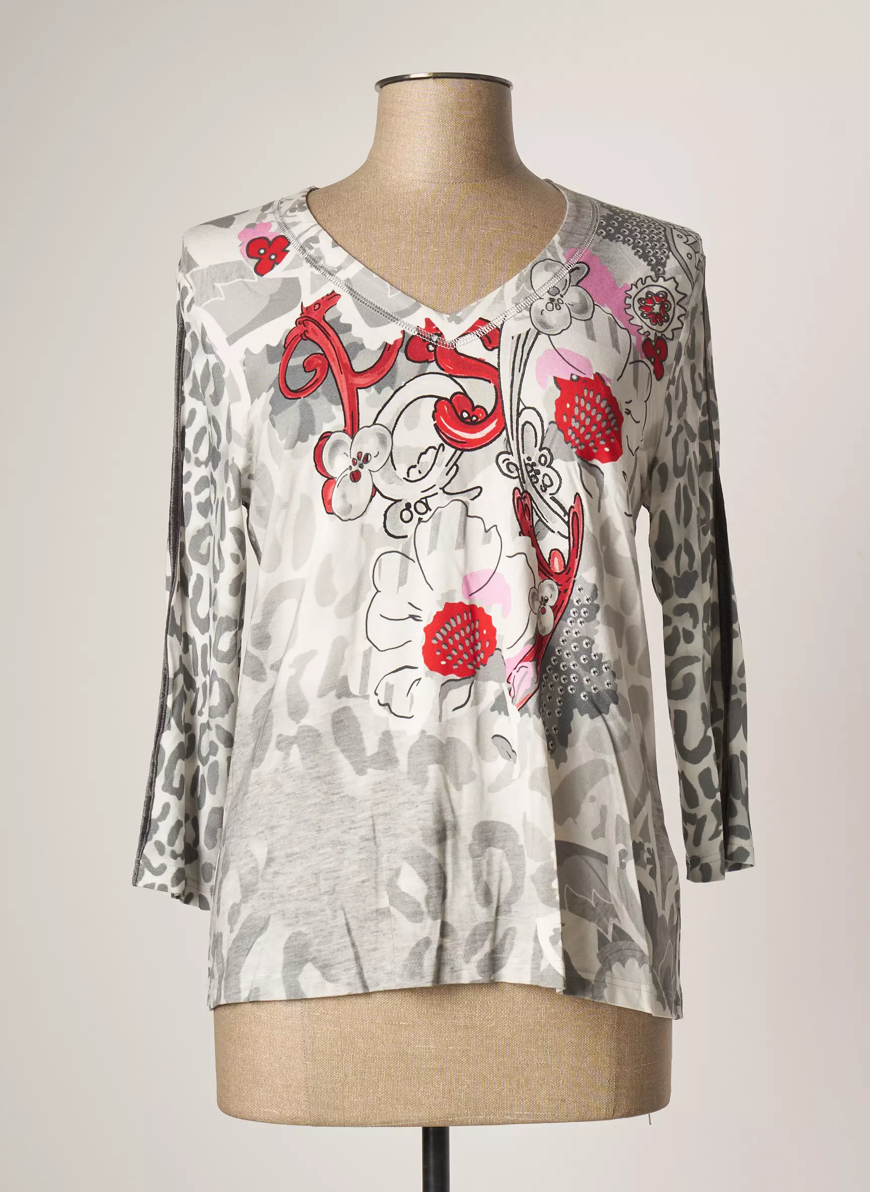 Frank Walder Tshirts Femme couleur gris