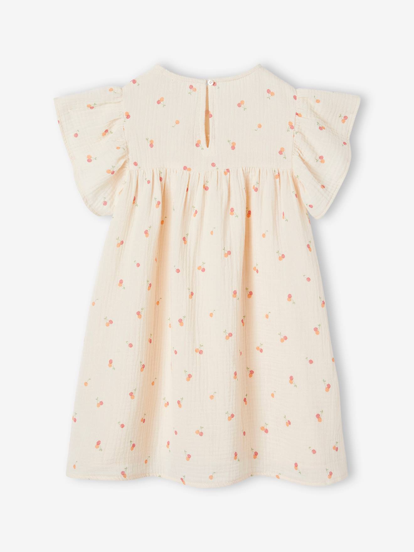 Vertbaudet Kurzärmeliges Mädchen Kleid - rosa