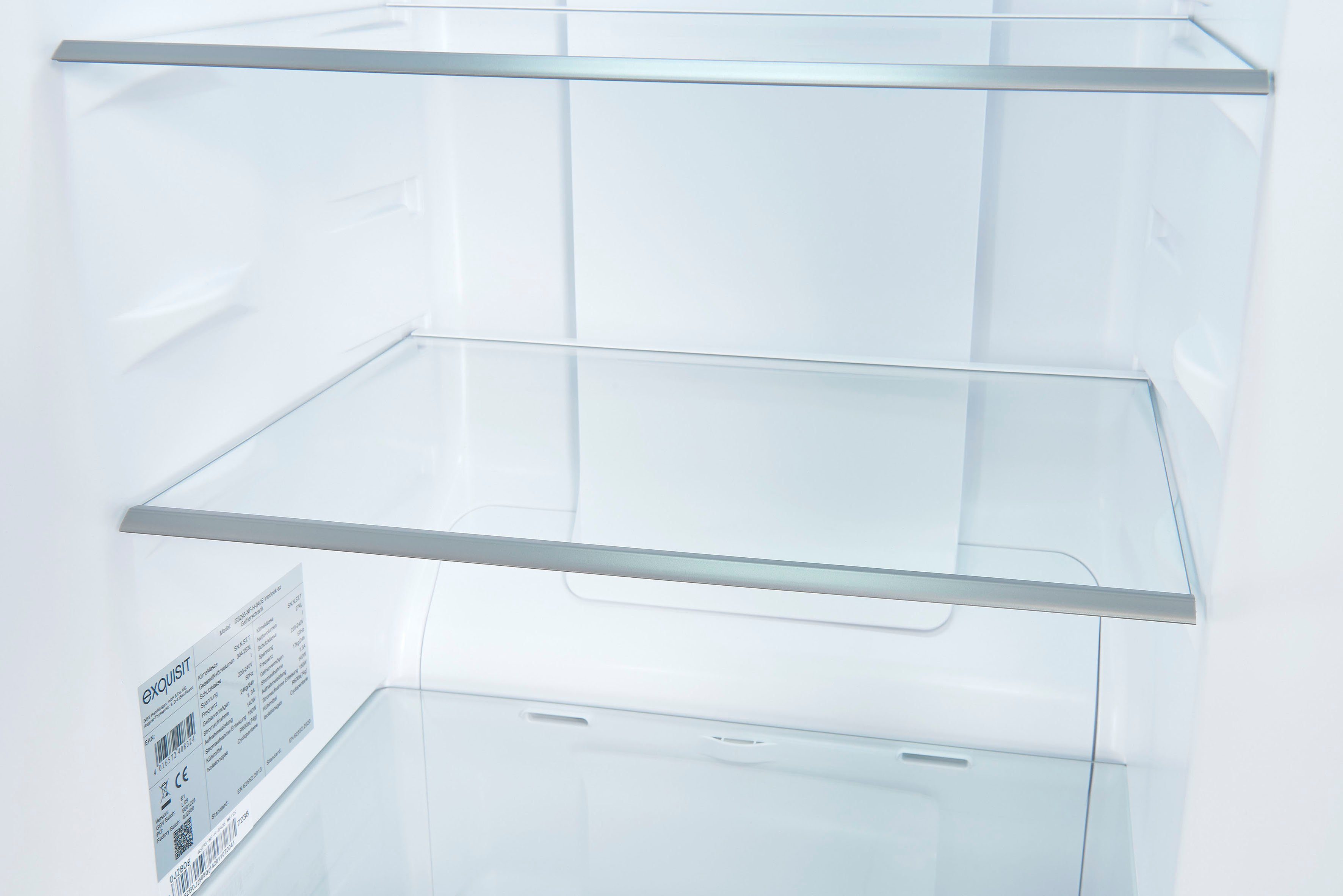 exquisit Gefrierschrank GS295-NF-H-040D, 185 cm hoch, 60 cm breit