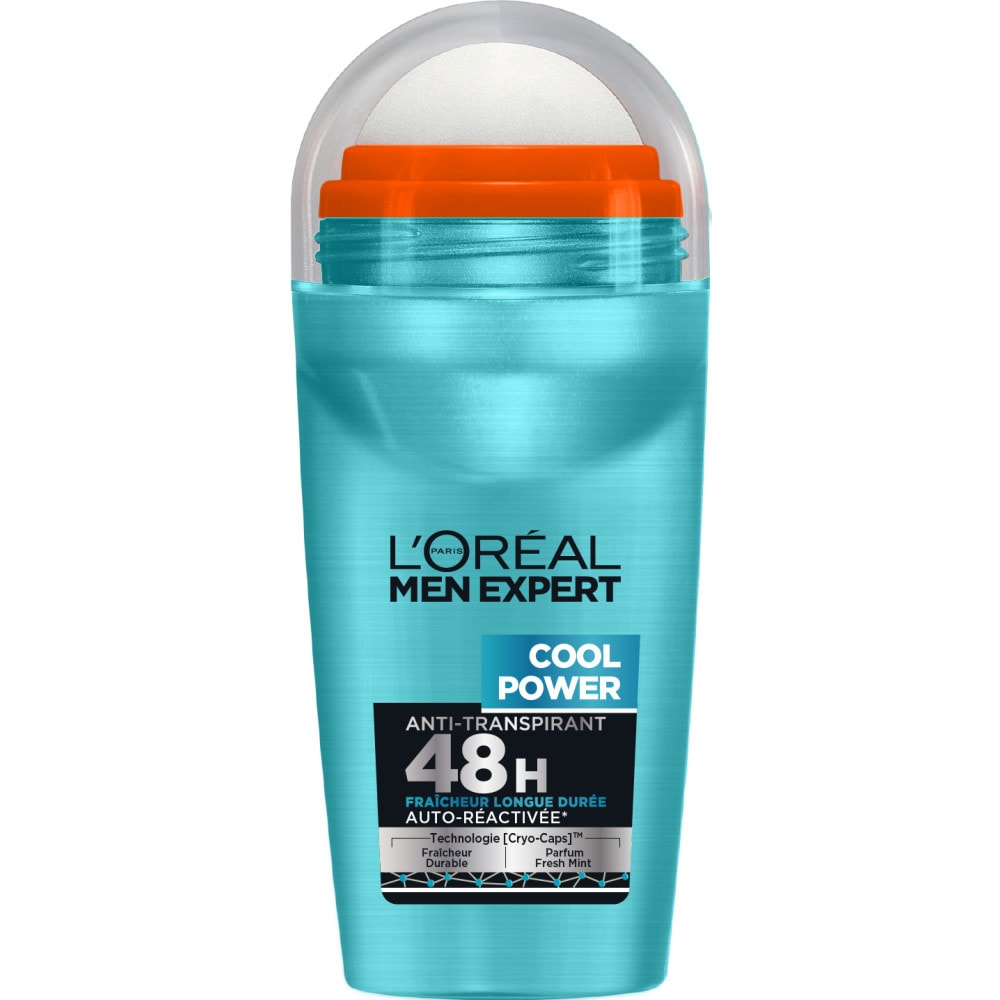 L'Oréal Paris L'Oréal Men Expert Cool Power DéodorantBille Frais - 50ml Déodorant Bille Homme
