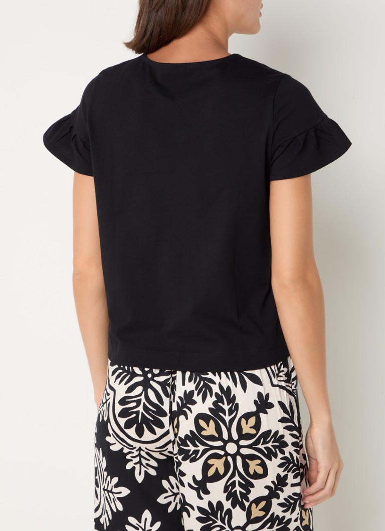 Benetton T-shirt with ruffles