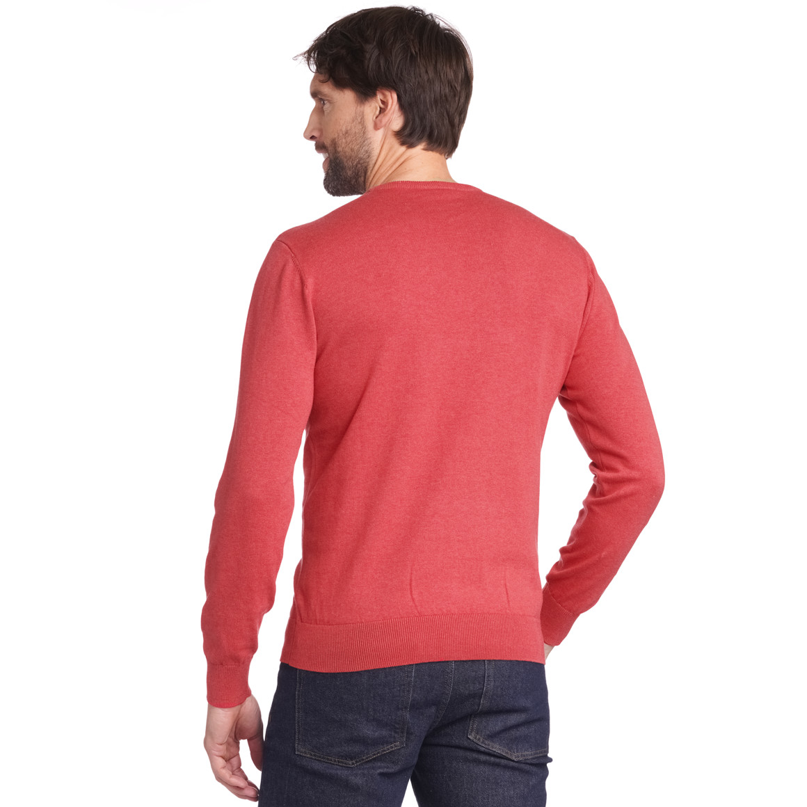 Herren Feinstrickpullover mit Rundhals