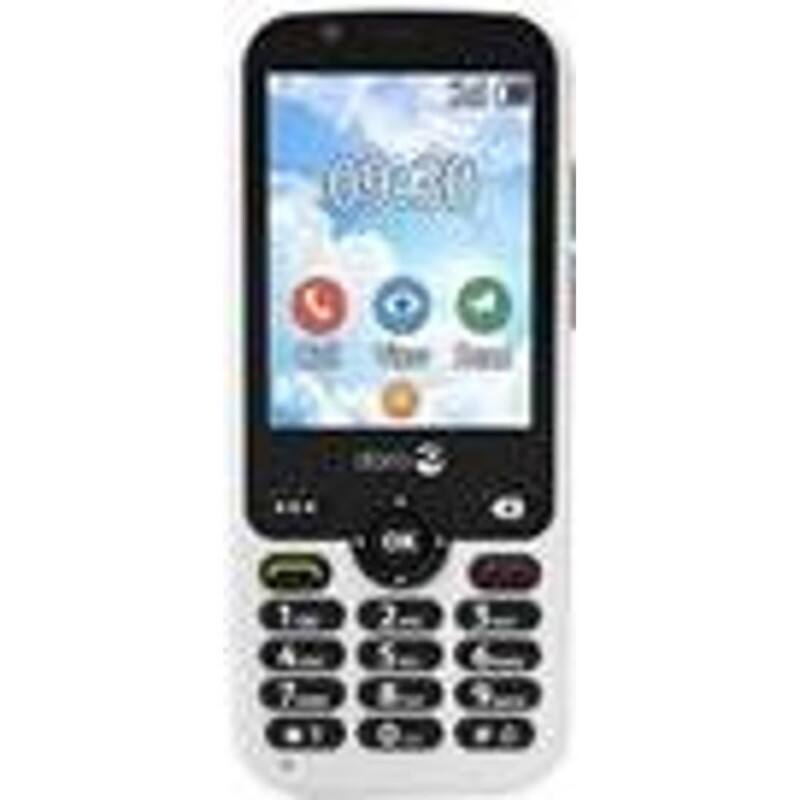 Doro 7010 - Mobiltelefon - 4G LTE - microSD slot - GSM - 320 x 240 Pixel - 3 MP - weiß