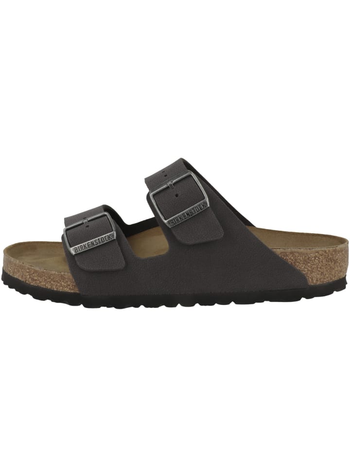 Birkenstock Sandale Arizona Birko-Flor Nubuk normal in dunkelgrau günstig kaufen 46