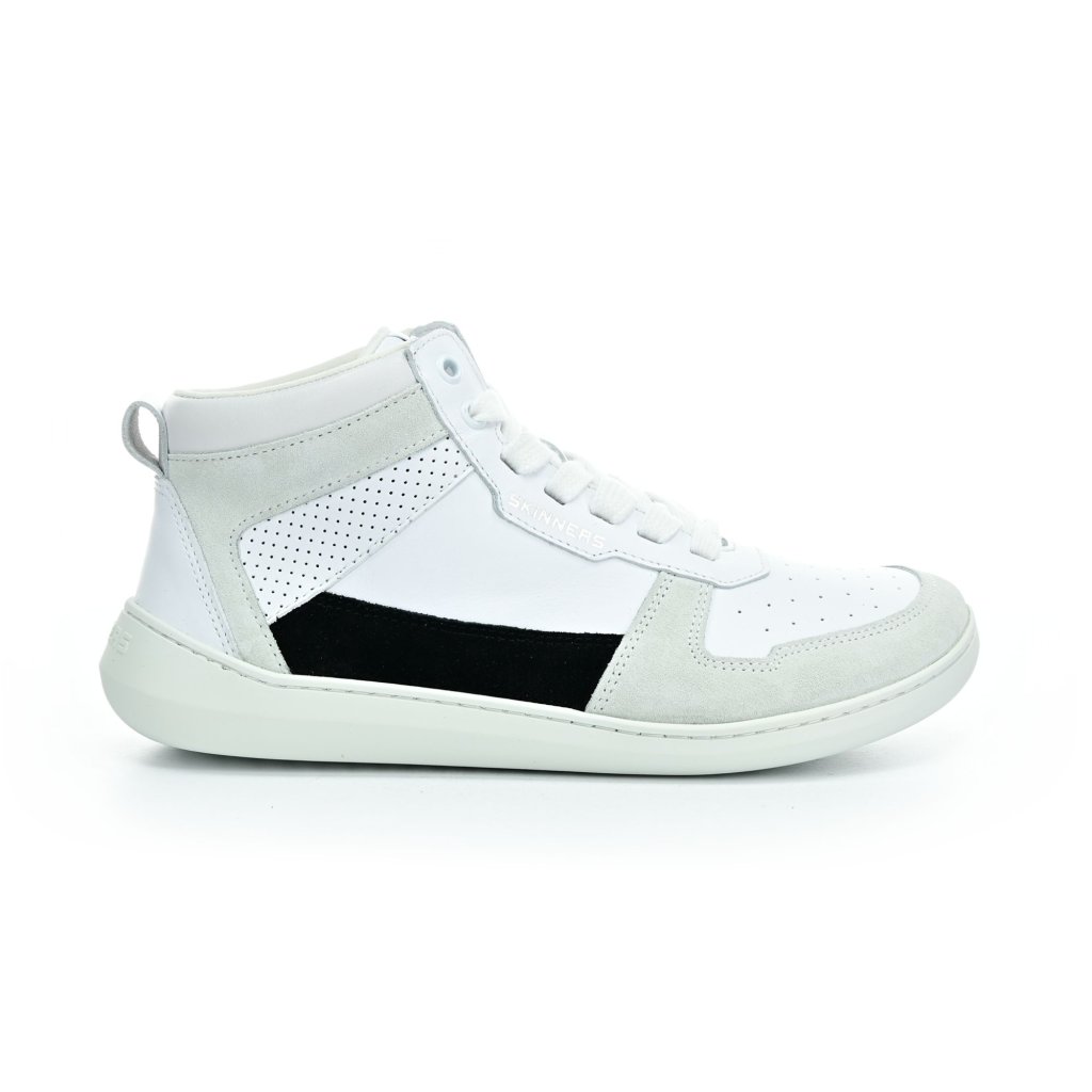 Skinners Oldschooler High Top Black/White Barfußstiefeletten