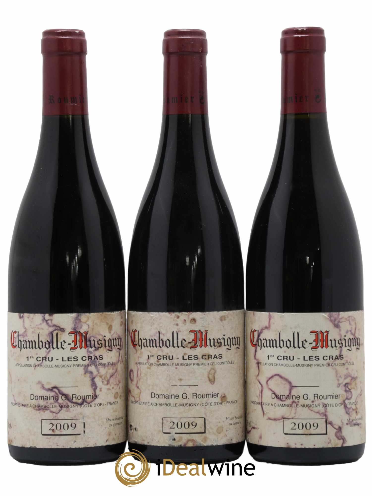 Chambolle-Musigny 1er Cru Les Cras Georges Roumier (Domaine)  2009 - Lot de 3 Bouteilles