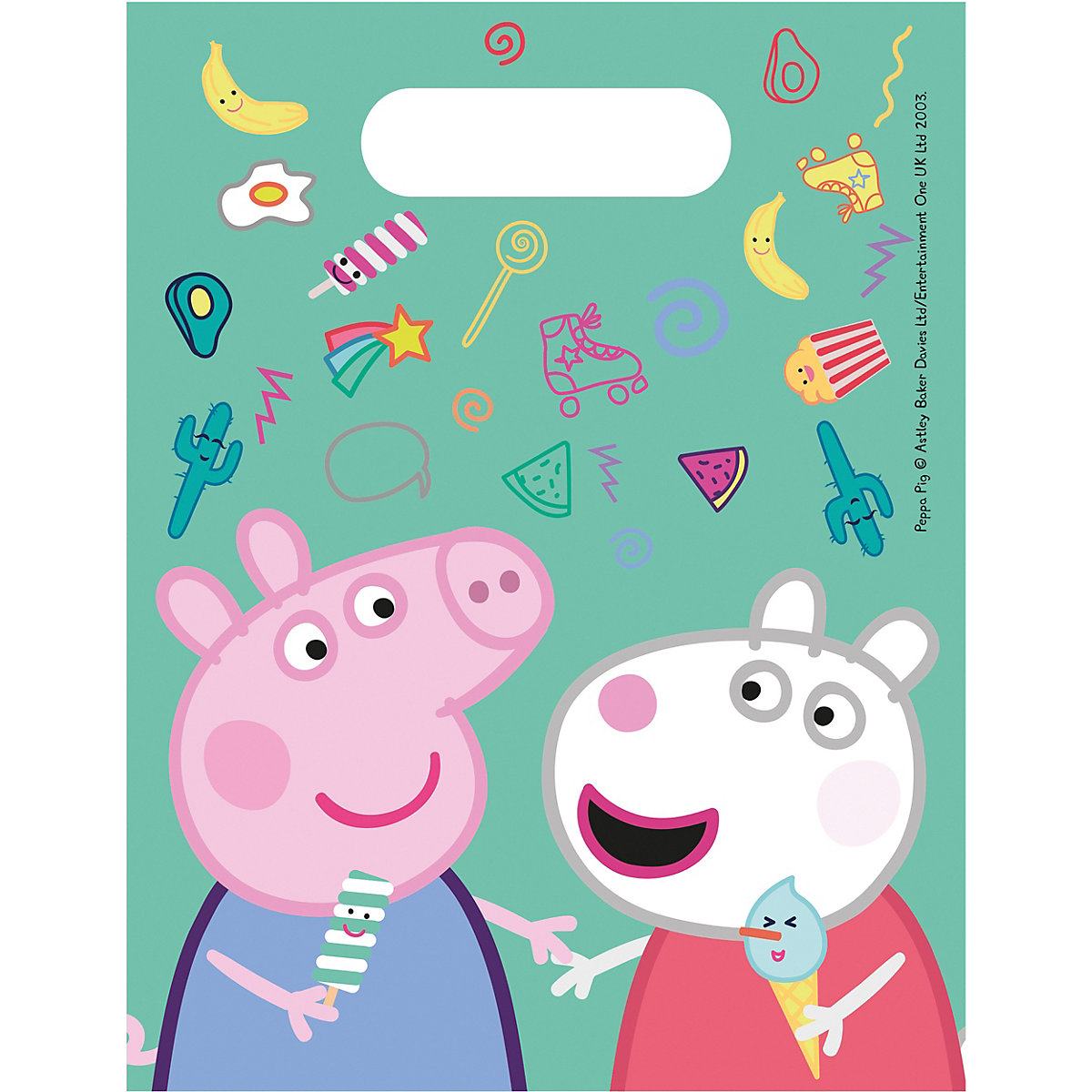 Mitgebseltüten Peppa PIg, 6 Stück