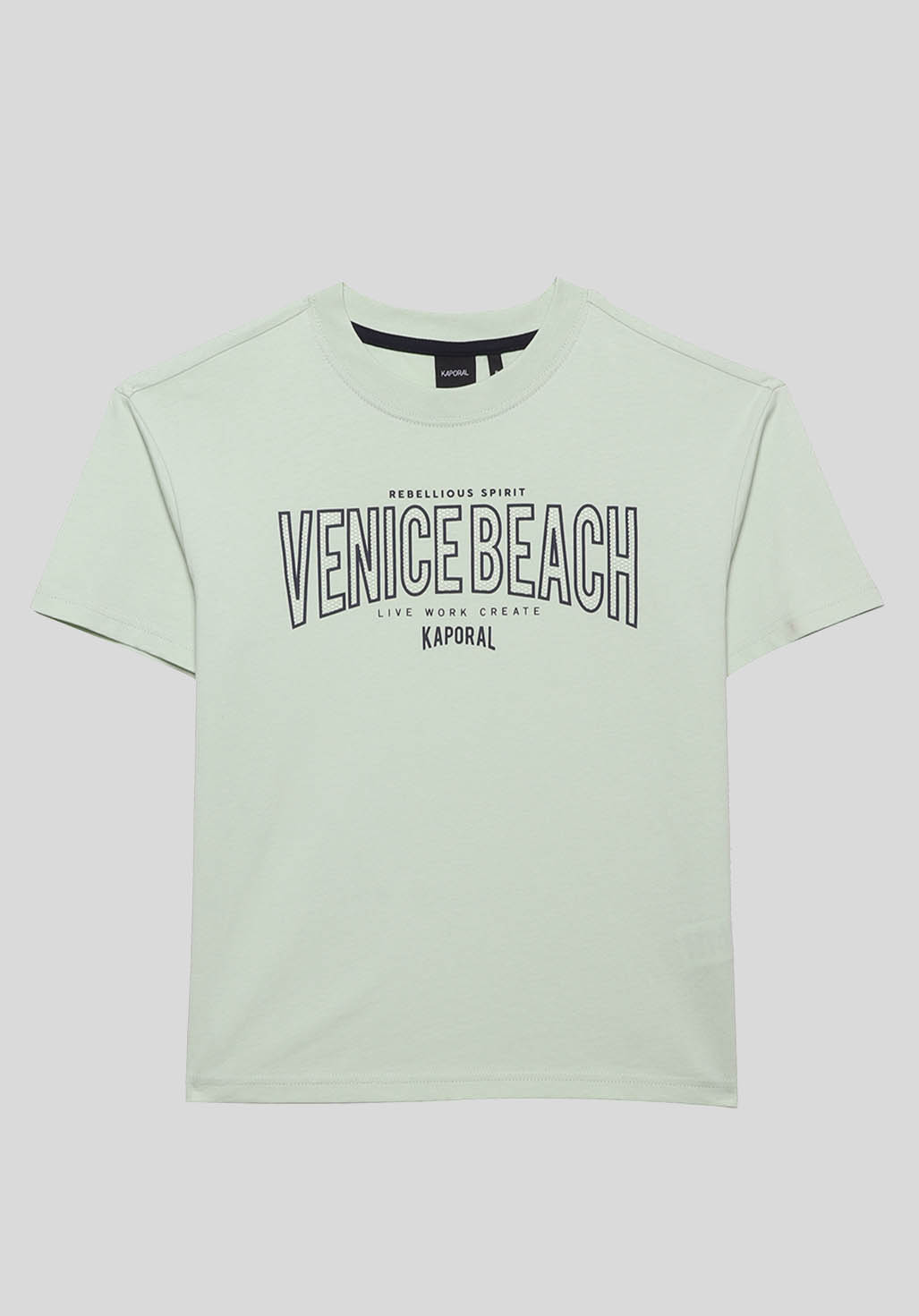 OPALE  T-shirt vert Garçon 100% coton bio