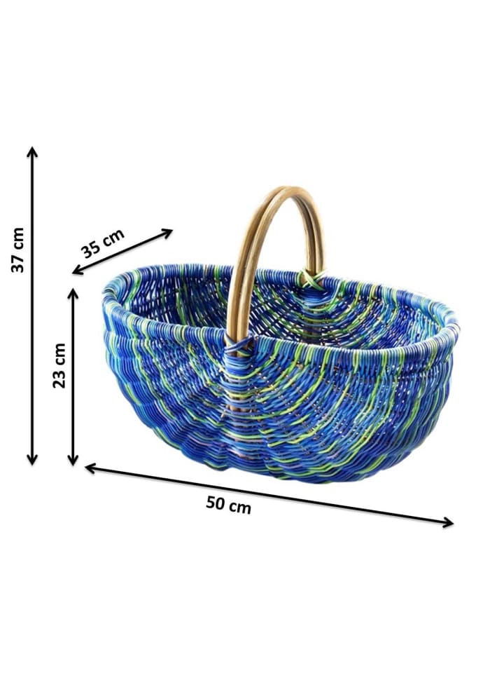 kobolo Einkaufskorb WICKMULTCO BL in Blau günstig kaufen onesize