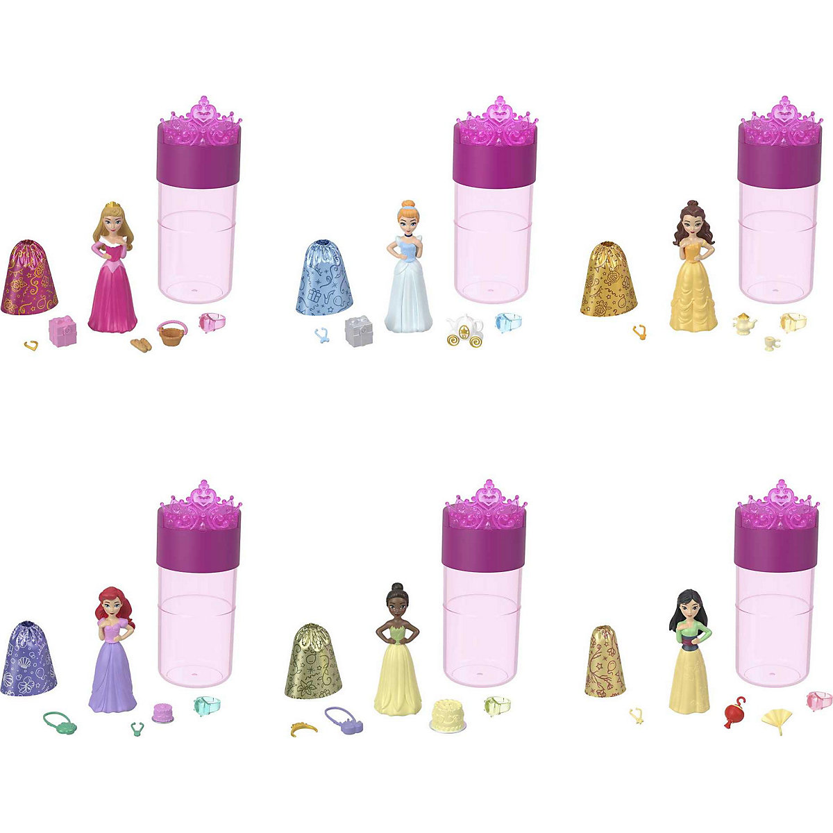 PRINCESS Puppe 9cm Color Reveal Welle 2