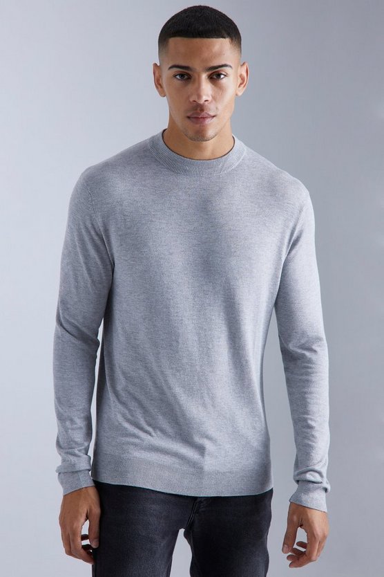 Gerippter Muscle-Fit Pullover