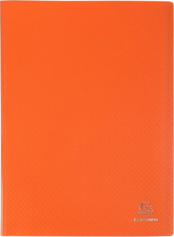 Exacompta OpaK Präsentationsmappe 100 Taschen Orange 8 Stück