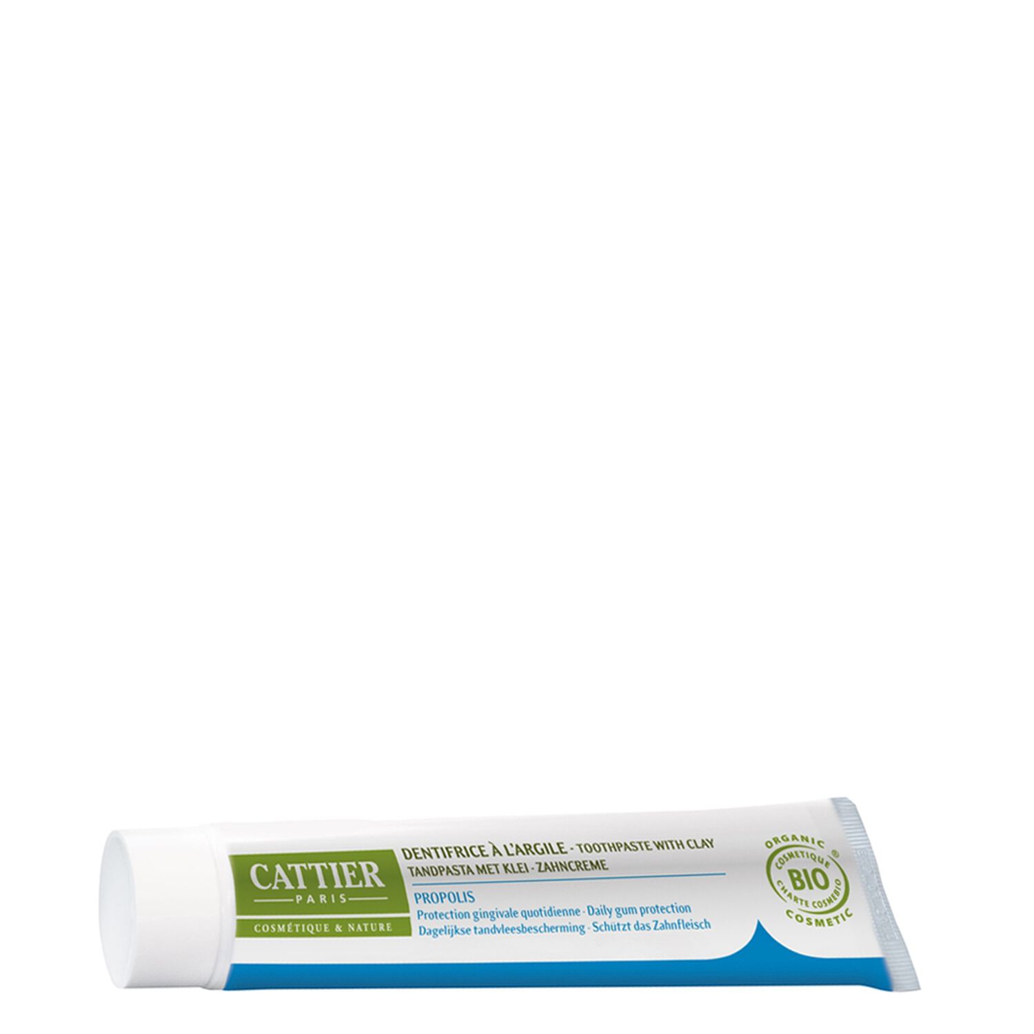 Cattier Dentargile Propolis Dentifrice Reminéralisant à l'Argile 75 ml