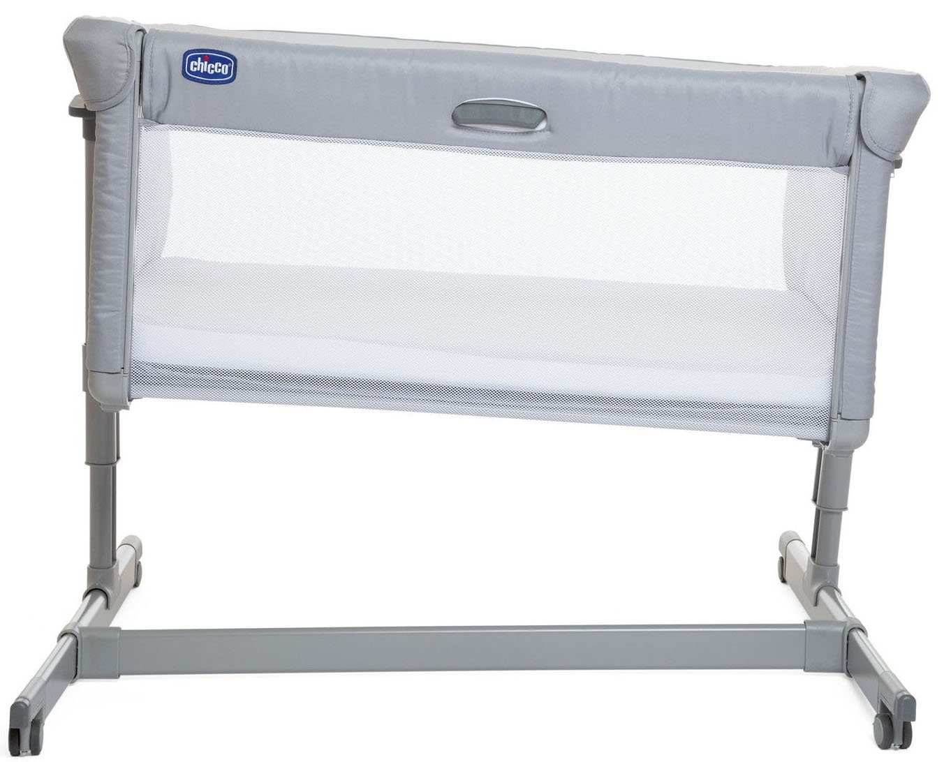 Chicco Beistellbett Next2Me Dream Evo, Grey, Bezug teilweise aus recyceltem Material