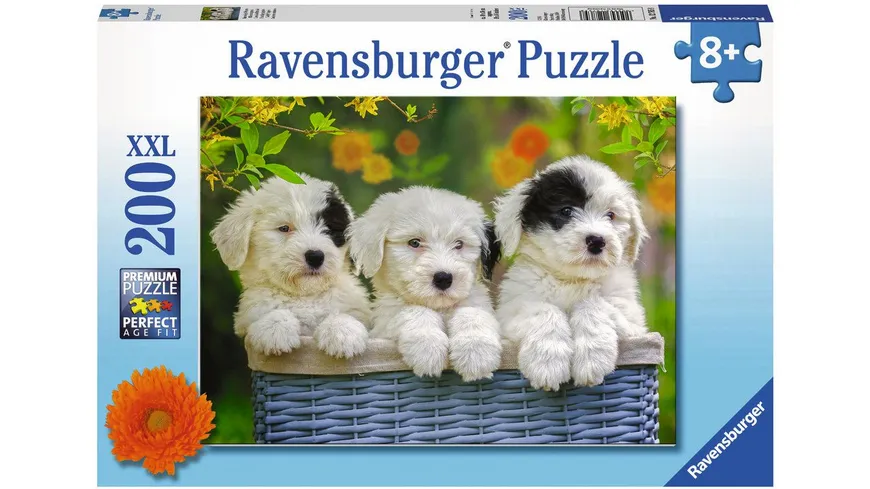 Ravensburger Spiel - Kuschelige Welpen XXL, 200 Teile