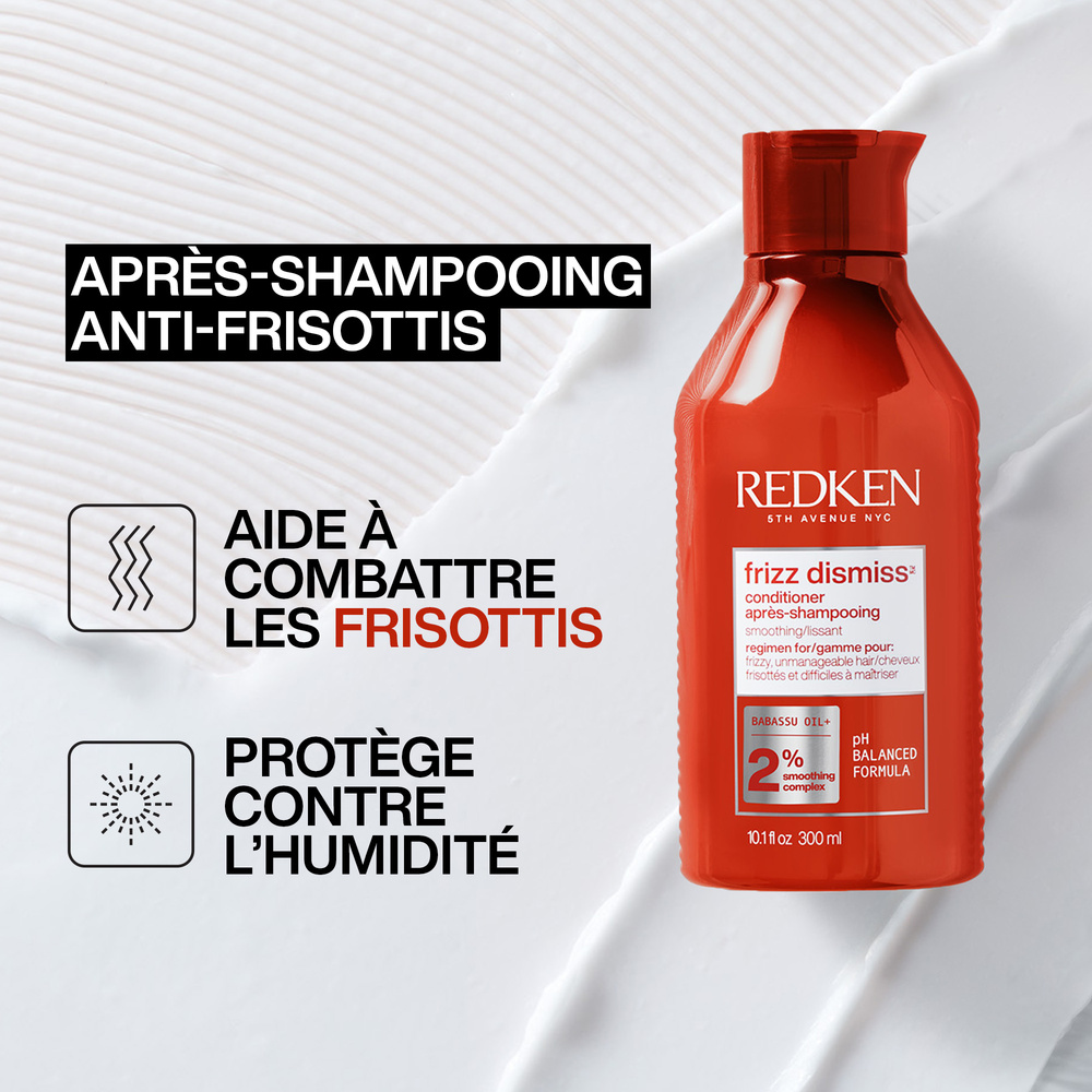 Redken Frizz Dismiss Après-shampoing anti-frisottis cheveux fins et cheveux épais