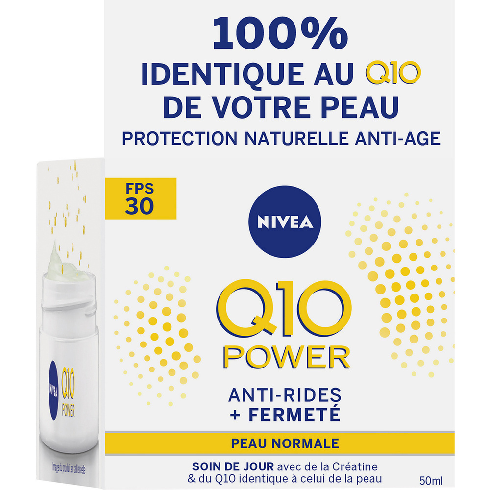 nivea Q10 POWER - Crème de jour Fermeté FPS30 Soin visage anti-âge