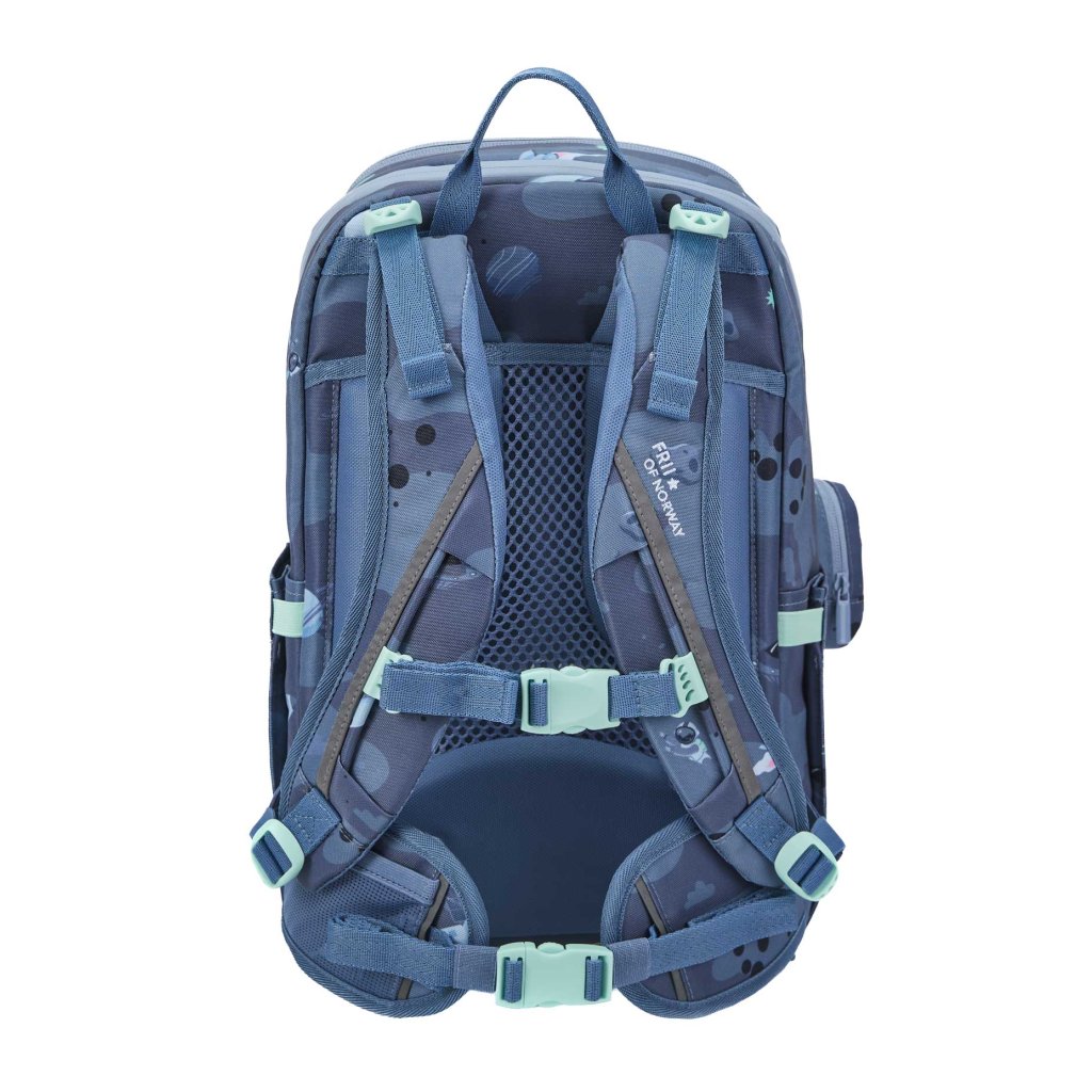 Frii of Norway Ergonomischer Schulrucksack Easy 22l Astronaut Blue Denim