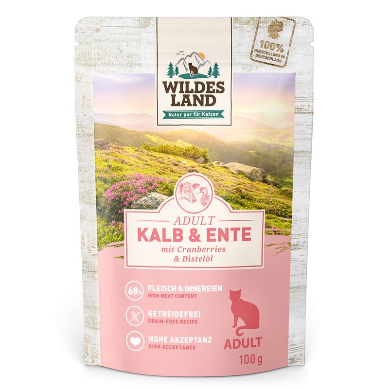 Sparpaket Wildes Land Cat 24 x 100 g zu TOP-Preisen