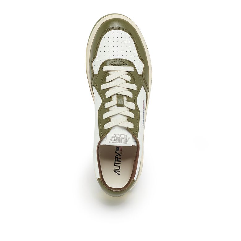 Autry Medalist Low Man WB33 leat/leat wht/olive