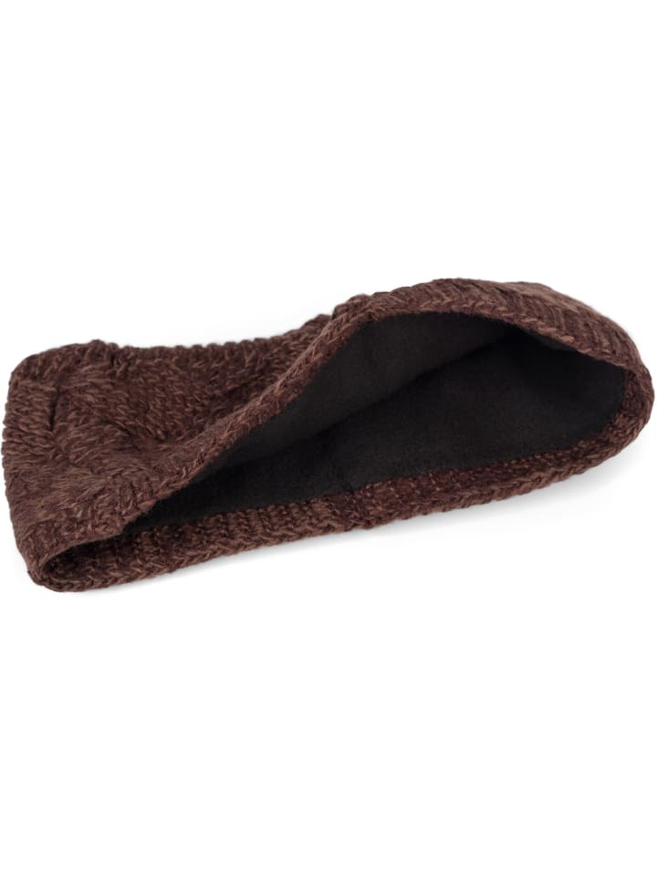 styleBREAKER Strick Stirnband in Dunkelbraun günstig kaufen onesize