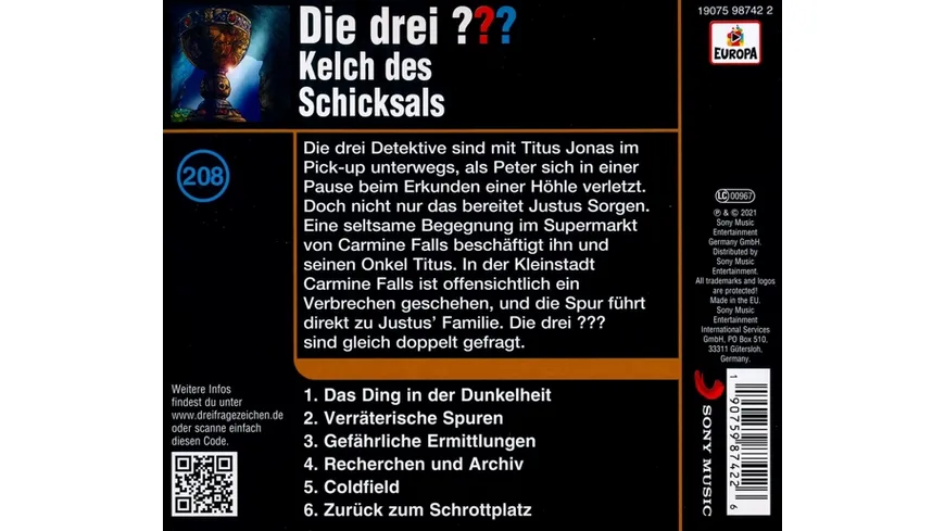 208/Kelch des Schicksals