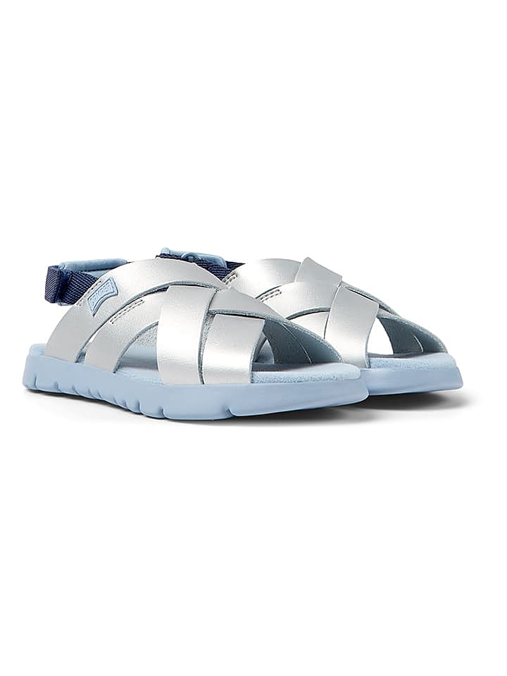 Camper Sandalen in Silber/ Hellblau günstig kaufen 33