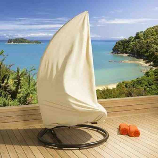 Luxury Extra Large Outdoor Hanging Pod Chairs Grey Rope Table