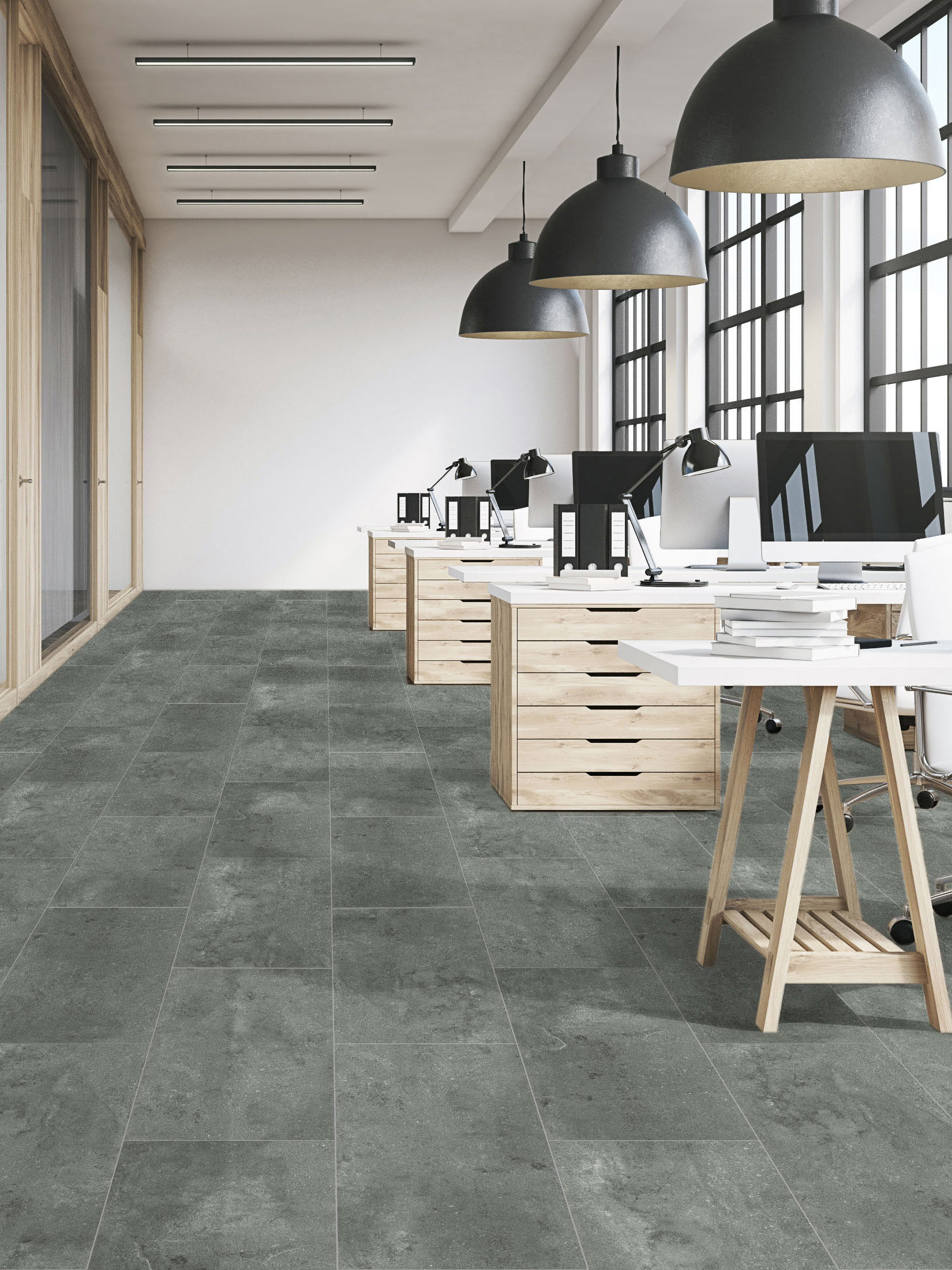 Elements XL Vinylboden, Slate Grey 10549